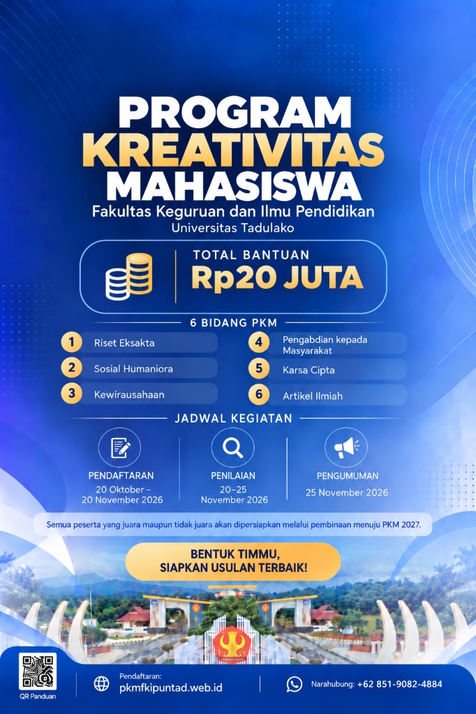 Brosur PKM FKIP Untad 2026
